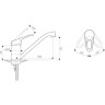 Смеситель OMOIKIRI MITO латунь/хром цифровой 4994154