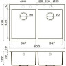 Мойка OMOIKIRI BOSEN 80-2-SA Tetogranit/бежевый 4993838