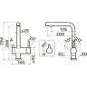 Смеситель OMOIKIRI Nagano-BE-P латунь/ваниль 4974044